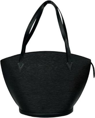 Louis Vuitton Pre-owned Saint Jacques Epi Leather Tote Bag - Dames - Vintage Schoudertas - Zwart - ONE Size - Leer - Vintage