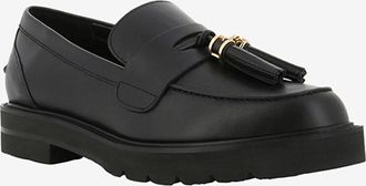 Stuart Weitzman Glattledermokassins mit Quasten Parker Tassel 15