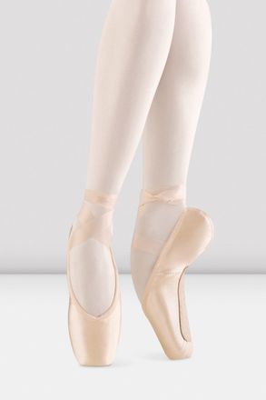 Bloch Alpha Pointe Shoes, Pink Satin