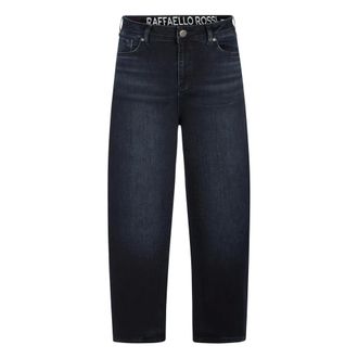 Raffaello Rossi Dames, Jeans, Blauw, Maat: 3XL Katoen