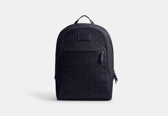 Coach Theo Backpack In Signature Jacquard