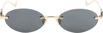 Valentino Sunglasses, female, Yellow, Size: ONE SIZE Vg0032S Oval Sunglasses