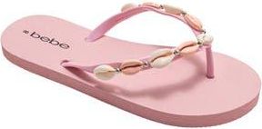 Bebe Seashell Flip Flop in Light Pink at Nordstrom Rack, Size 11