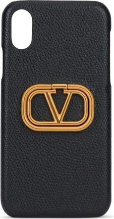 Valentino Garavani Cover VLogo per iPhone X - Nero