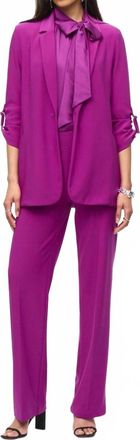 Joseph Ribkoff Classic Wide Leg Pant In Empress