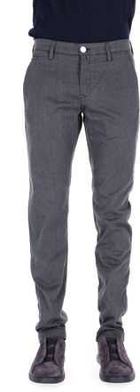 Jacob Cohen Bobby Model Diagonal Cotton 5-Pocket Trousers