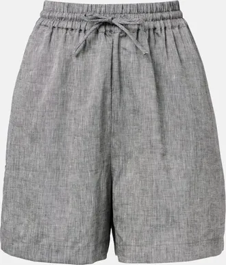 Asceno Boston linen shorts