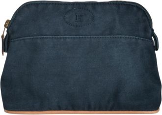 Herm&egrave;s Bolide Navy Pouch (Pre-Owned)