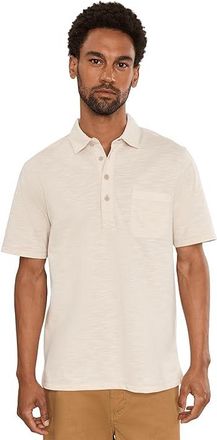 Toad&Co Re-Form Polo Mens Clothing Ocean : LG, Cotton/Polyester