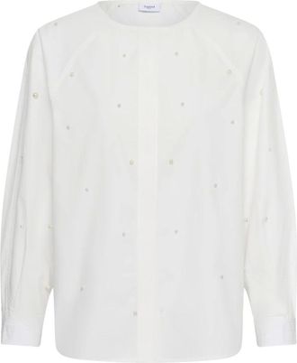 Saint Tropez Blouses & Hemden - Dames - Blouses & Shirts - Wit - Maat: S