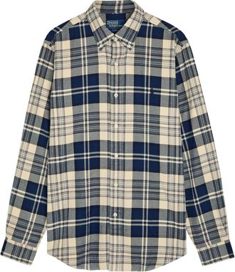 Polo Ralph Lauren Plaid Flannel Shirt - Navy - Xxl