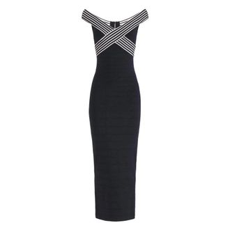 Elisabetta Franchi Dames, Jurken, Zwart, Maat: 2XL Viscose