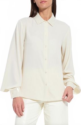 Lyss&eacute; Damari Sequin Embellished Shirt In Icing