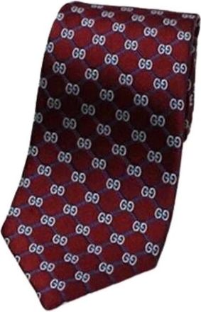 Gucci Pre-owned Scarves, male, Red, Size: ONE SIZE Pre-owned Cravat