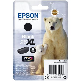 Epson Ink Cartridge Xl Black Claria Premium T 262 T 2621