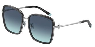 Tiffany & Co. TF3087D Asian Fit 60019S Womens Sunglasses Black Size 59
