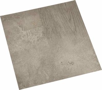 vidaXL Tableros De Suelo Marr&oacute;n Oscuro Y Gris 5,11 M&sup2; 55 Uds. Pvc Vidaxl