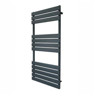 MonsterShop Flat Panel Towel Radiator - 1200mm x 600mm - Anthracite Grey