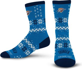 For Bare Feet Team Sweater Crew Sock NBA Large