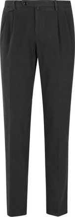 BRIGLIA 1949 Bg 02 2-Pliss Broek - Heren - Nette broeken - Bruin - L - Katoen - Broeken