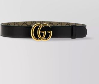Gucci reversible belt monogram pattern