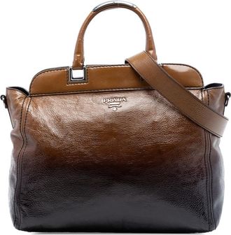 Prada Pre-owned Prada Sfumato Vernice Naplak Frame Satchel Ladies 7LTHHAU1HOJJ38Z6