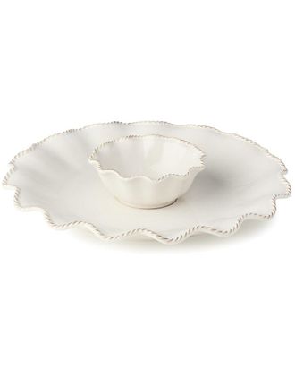 Certified International Heritage 2Pc Chip & Dip With Bowl