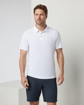 Vuori Clothing Strato Tech Polo | White | Medium