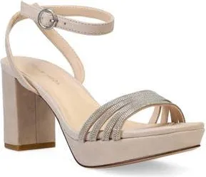 Pelle Moda Aliana Ankle Strap Sandal in Taupe Dark at Nordstrom Rack, Size 9
