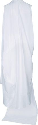 Jacquemus Womens La Robe Traversin Dress White Principal Cotton Polyamide