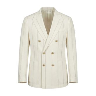 Eleventy Blazers, male, White, Size: 2XL M75Giak10 Blazer