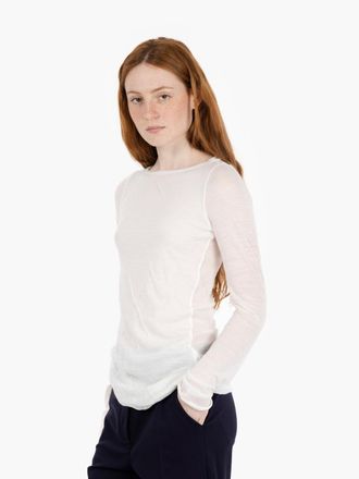 Liviana Conti T-shirt garzata Lucrezia pomice