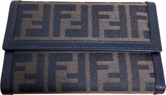 Fendi Brown Zucca Wallet (Tri-Fold) (Pre-Owned)