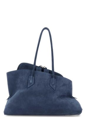 The Attico Blue La Passeggiata Medium Shoulder Bag
