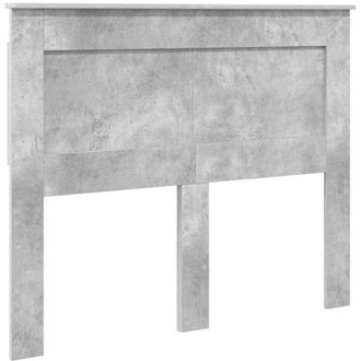 vidaXL Headboard with Headboard Concrete Grey 135 cm Engineered Wood vidaXL