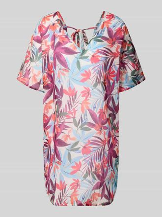 Lascana Tunika mit V-Ausschnitt im Allover-Look in Offwhite, Gr&ouml;&szlig;e 36