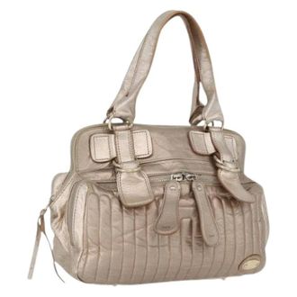 Chlo&eacute; Pre-owned Handbags, female, Beige, Size: ONE SIZE Pre-owned Hand Bag