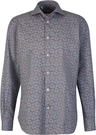 Vincenzo Di Ruggiero Napoli Camicia con stampa - Blu