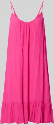 Shiwi Minikleid aus Viskose mit tiefem R&uuml;ckenausschnitt in Rosa, Gr&ouml;&szlig;e XL