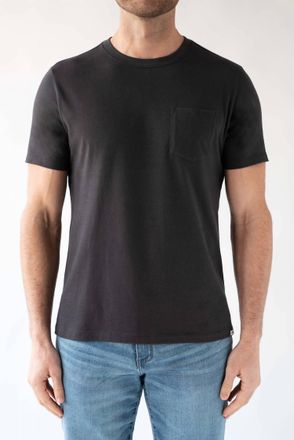DEVIL-DOG Dungarees Short Sleeve Pocket Tee In Coal