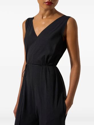 Wolford V-neck self-tie jumpsuit - women - Fabric - L - Black