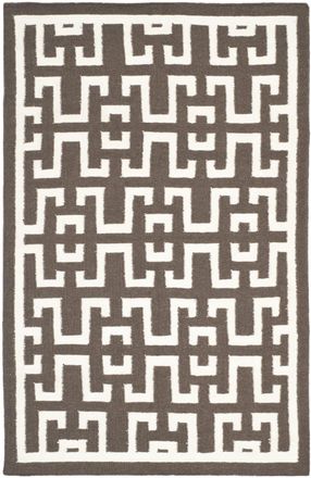 Safavieh Alfombra seda de pl&aacute;tano marrone/neutrale 122 x 183 cm