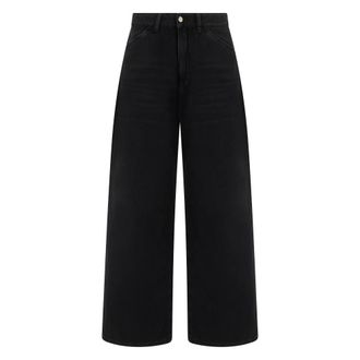 Icon Denim Los Angeles Wide Jeans, female, Black, Size: W29 Loose Cotton Jeans