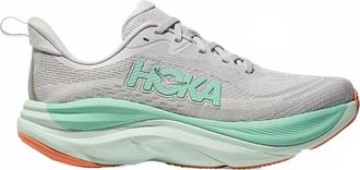 Hoka One One Womens Skyflow Running Shoes In Cosmic Grey/seafoam
