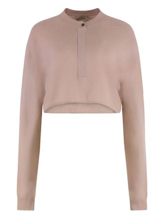 Le Kasha Cropped trui - Beige