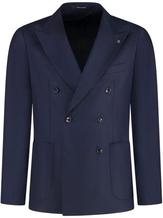 Tagliatore Blazer van scheerwol - Blauw