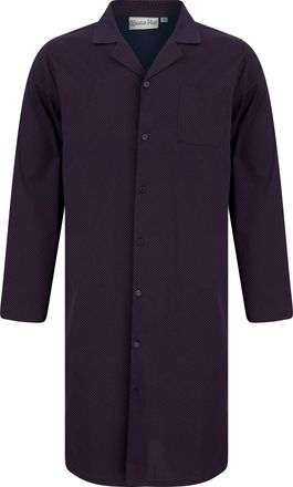 Slenderella Walker Reid WR88830 Mens Navy Cotton Nightshirt XXLarge