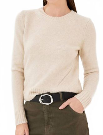 Nili Lotan Gwendolyn Sweater In Light Oat Melange