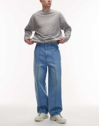 Umbro Drill - Pantaloncini di jeans blu slavato