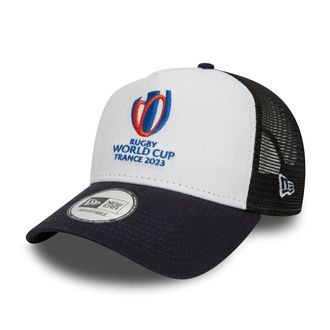 New Era Mens 940 Trucker Rugby World Cup Core Baseball Cap Navy